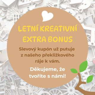 Léto = čas na tvoření a malé radosti! ❤️ Pokud jste u nás v posledních 3 měsících tvořili a nakupovali, 📩 čekejte dnes ve...